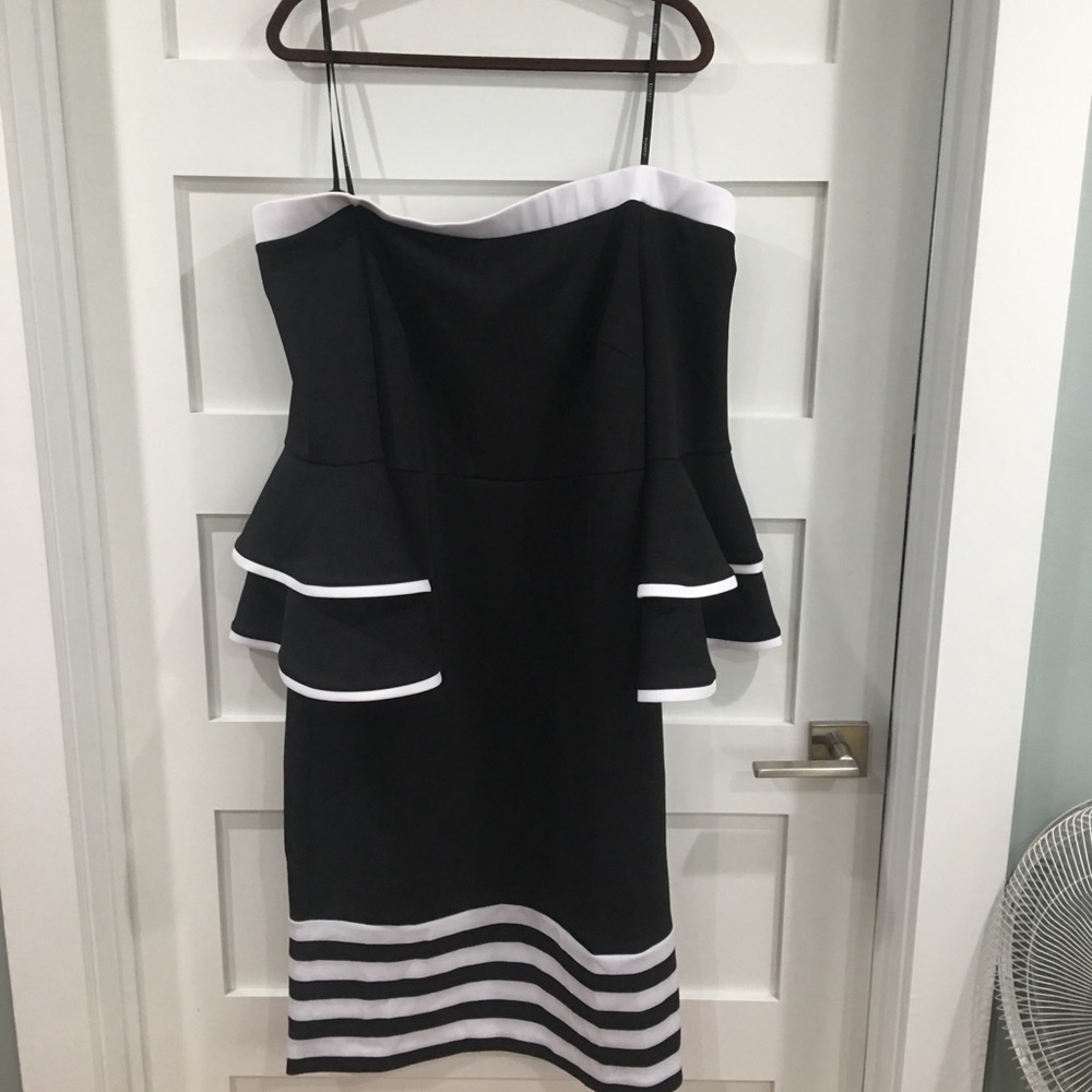 Black and white dress